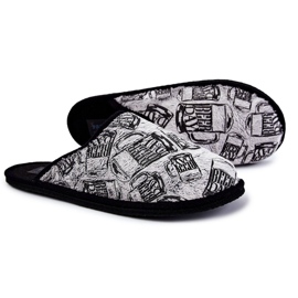 Miesten kotitossut Panto Fino KK167001 Harmaa 1