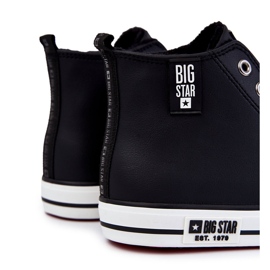 Miesten korkeaeristetyt tennarit Big Star KK274346 musta 2