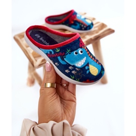 Lasten tossut Inblu B9000049 tummansininen punainen laivastonsininen 1