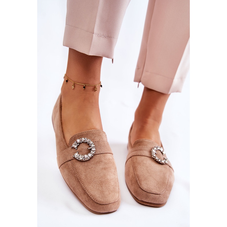 PS1 Klassiset tummanbeiget mokkanahkaiset loaferit Hallalta 1