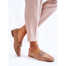 PS1 Klassiset tummanbeiget mokkanahkaiset loaferit Hallalta 2