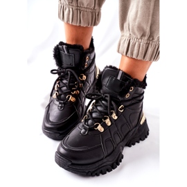 BM Naisten mustat lämpimät saappaat Hareshaw HF218 1