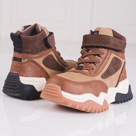 Poikien saappaat, eristetty Shelovet ruskea 2