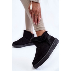 Naisten mustat lumisaappaat Big Star KK274622 2