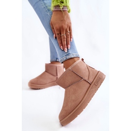 Naisten eristetyt lumisaappaat Big Star KK274293 Vaaleanpunainen 2