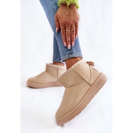 Naisten eristetyt lumisaappaat Big Star KK274290 Beige 2