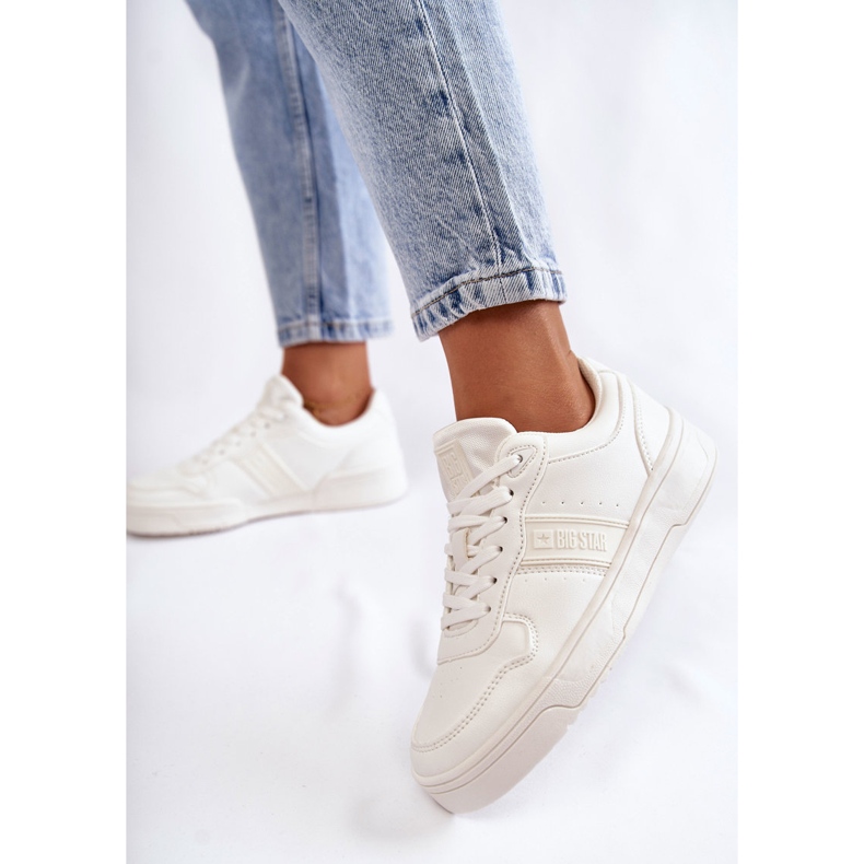 Memory Foam System Big Star Low -urheilukengät KK274259 Valkoinen 2