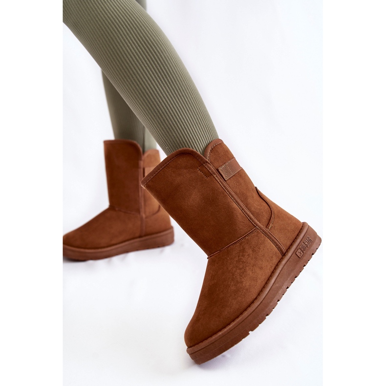 Naisten lumisaappaat Big Star KK274616 ruskea 2