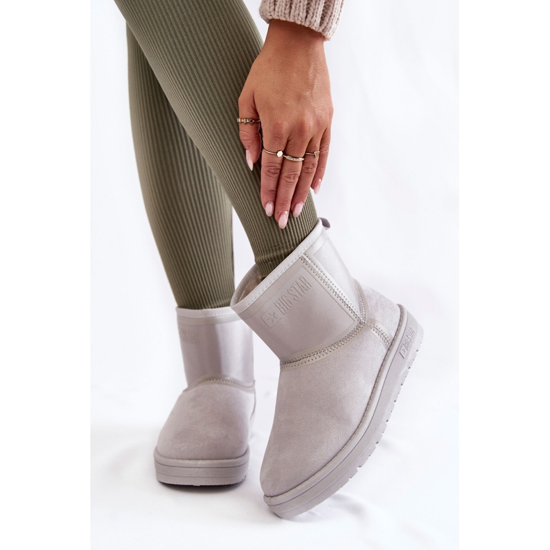 Naisten lumisaappaat Big Star KK274613 harmaa 1