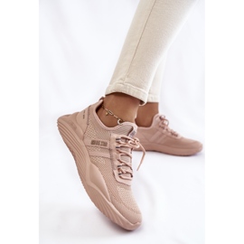 Naisten lenkkarit Memory Foam System Big Star KK274348 Pink vaaleanpunainen 2