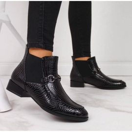 Lakattu Chelsea-kenkä Filippo W PAW269 musta 2