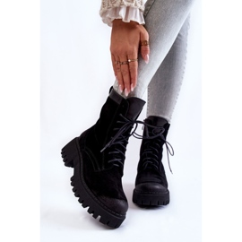 PL5 Klassiset mokkanahkaiset, lämpimät saappaat Caima musta 2