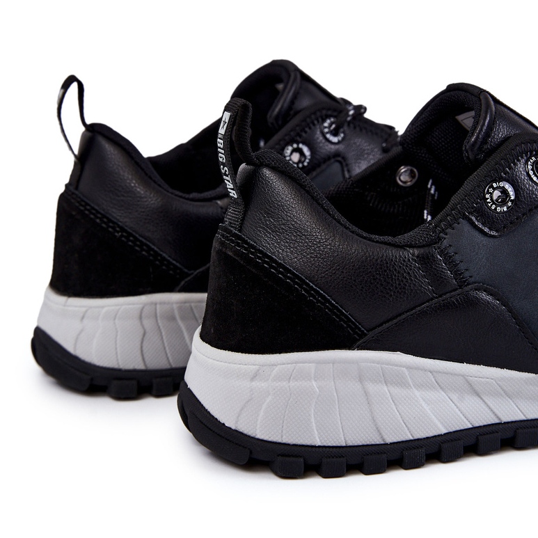 Miesten klassiset urheilukengät Memory Foam Big Star KK174270 musta 1