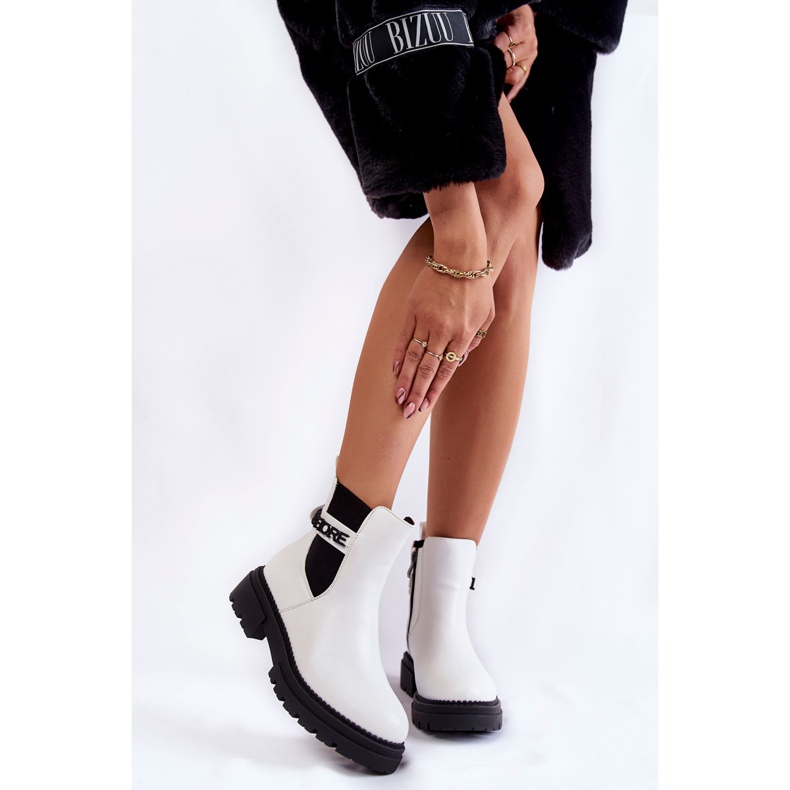 Naisten saappaat La.Fi 250005W-PU Valkoinen 2