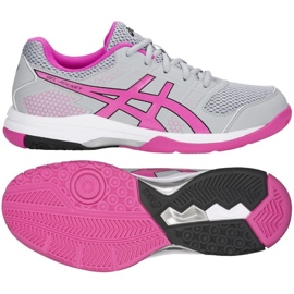 Asics Gel Rocket 8 W B756Y-020 lentopallokengät harmaa harmaan sävyjä 1