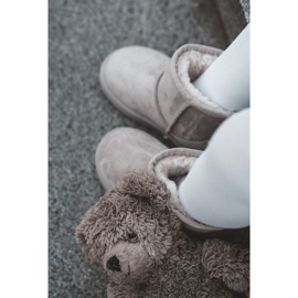 Lasten lämpimät lumisaappaat Vaalea beige Gooby 1