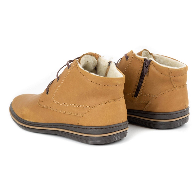 Polbut 339 punaiset kengät miehille ruskea oranssi 4