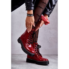 S.Barski Naisten saappaat, punainen Kognito HY56 3