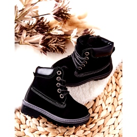 PA1 Lasten Trappers Saappaat Musta Milos H-50A / C 2