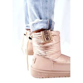 Naisten lumikengät Big Star II274121 Beige 3