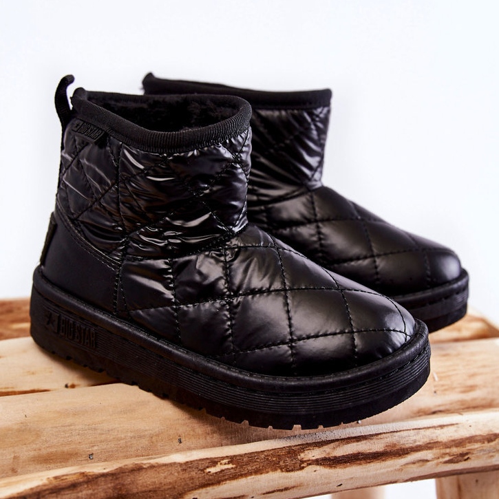 Lasten mustat lämpimät lumisaappaat Big Star KK374242 1