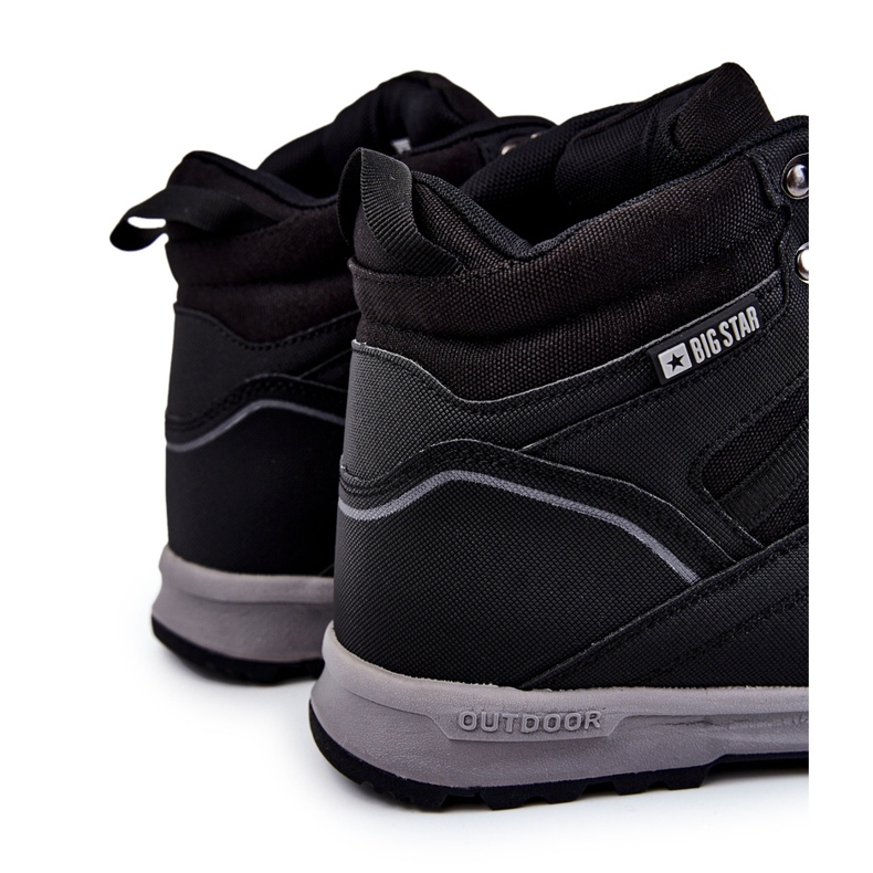 Miesten lämmitetyt vaelluskengät Big Star KK174371 musta 1