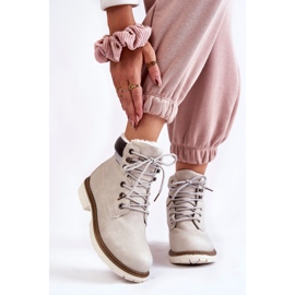 Naisten lämpimät saappaat vaaleanharmaa Lonne 1