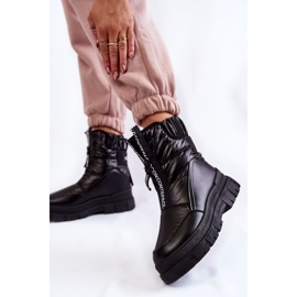 Vinceza Mukavat naisten mustat lumisaappaat Elodia 2