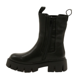 Naisten turkiseristetyt työntekijät Evento 22BT35-5040 musta 1