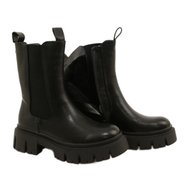 Naisten turkiseristetyt työntekijät Evento 22BT35-5040 musta 4