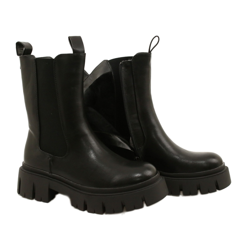 Naisten turkiseristetyt työntekijät Evento 22BT35-5040 musta 4