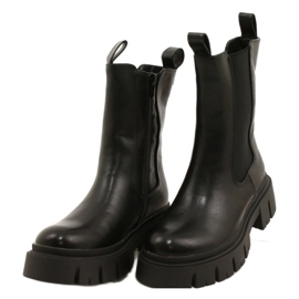 Naisten turkiseristetyt työntekijät Evento 22BT35-5040 musta 2