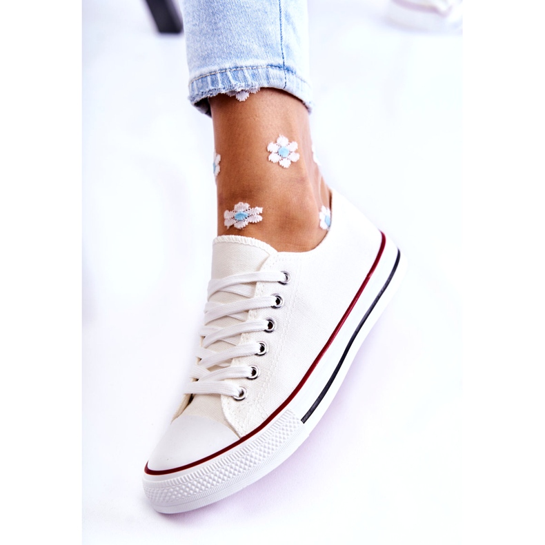 PJ1 Naisten klassiset tennarit, valkoiset, ole minun valkoinen 4