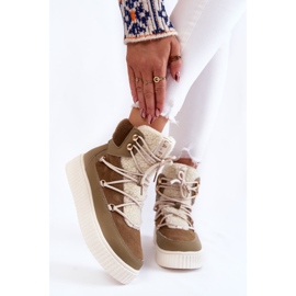 PL4 Naisten lumisaappaat La.Fi 280072KH-QN Ruskea-Vihreä 1