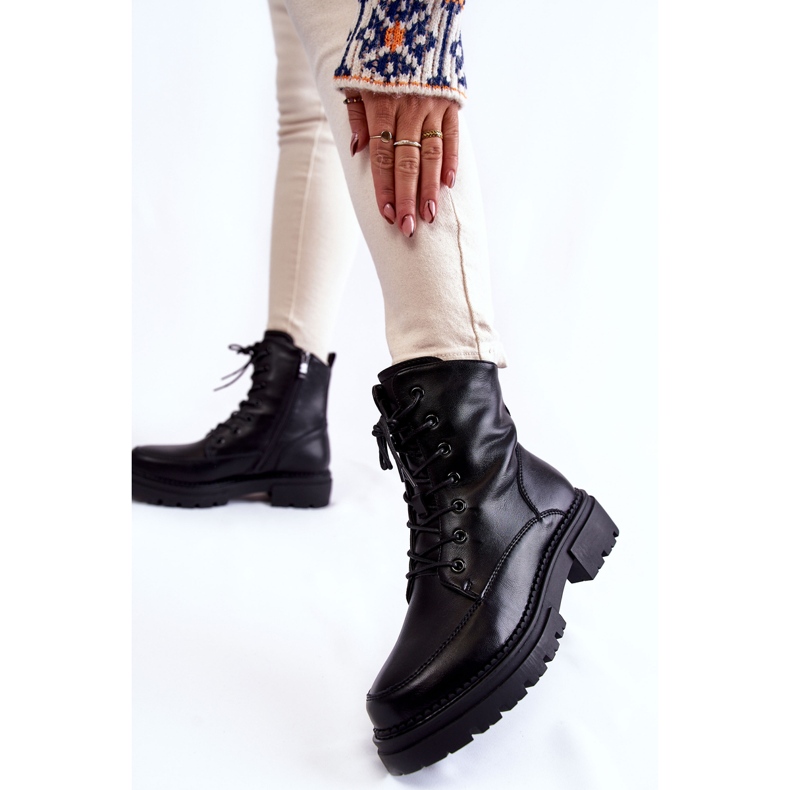 Lämpimät nahkasaappaat La.Fi 250009B-QN Musta 2