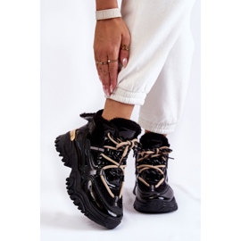 PM1 Naisten mustat eristetyt urheilusaappaat Edora 1