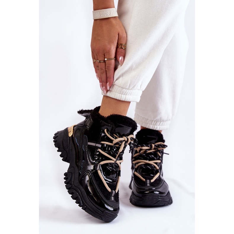 PM1 Naisten mustat eristetyt urheilusaappaat Edora 1