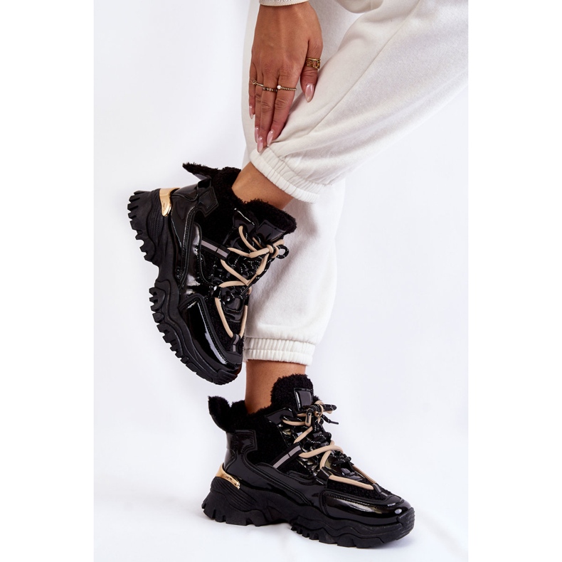 PM1 Naisten mustat eristetyt urheilusaappaat Edora 2