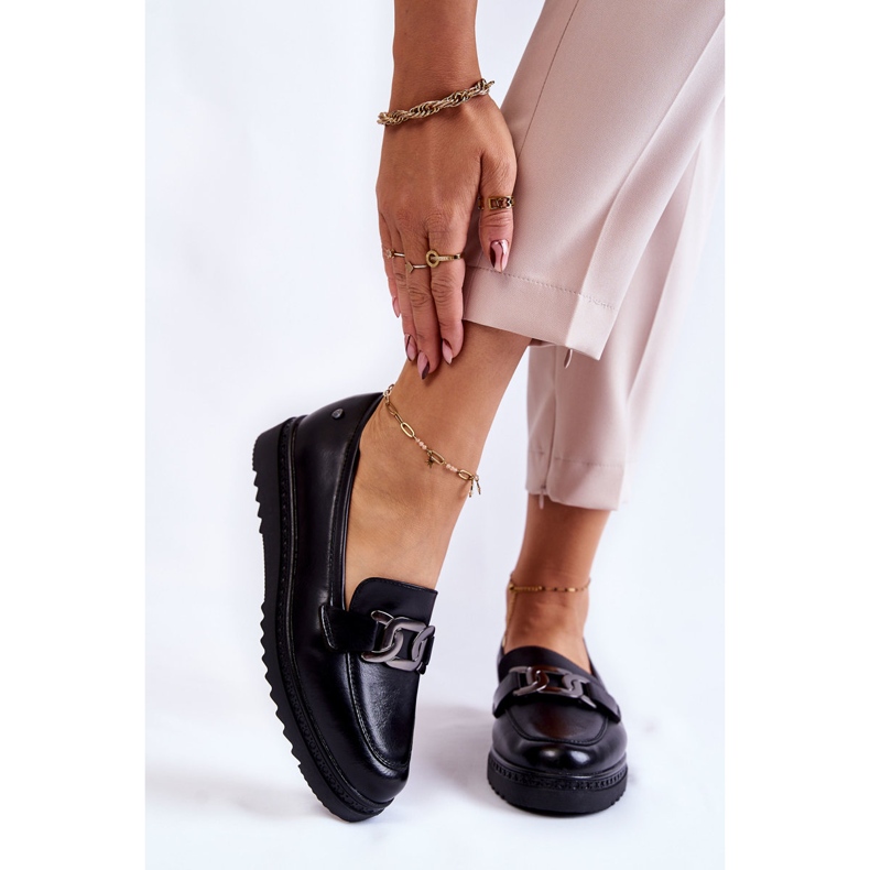 Vinceza Nahkahousut mustalla Abisso-alustalla 1