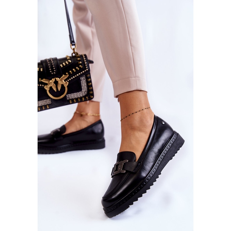 Vinceza Nahkahousut mustalla Abisso-alustalla 2