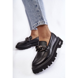 Naisten nahkakengät Big Star KK274498 Musta 2