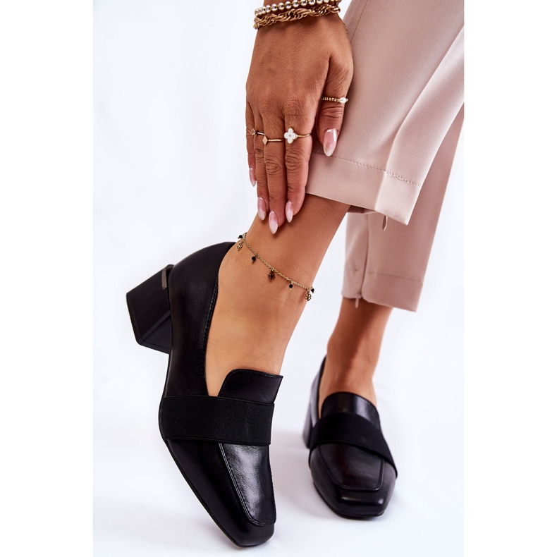 Muodikkaat nahkapumput La.Fi 230033B-PU Musta 1