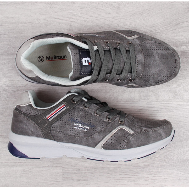 Harmaa McBraun vapaa-ajan miesten urheilukengät 1