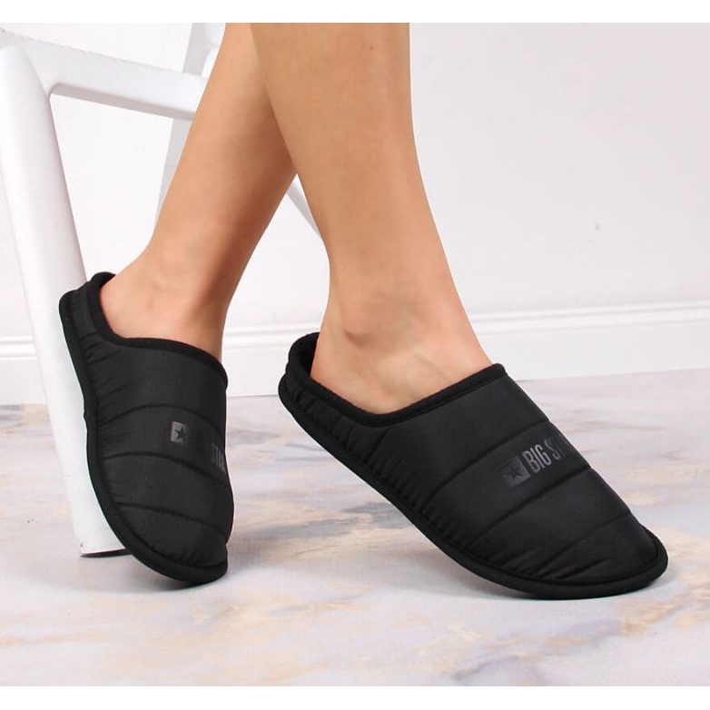 Big Star INT1773B eristetyt slip-on tossut musta 1