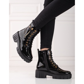 Goodin Muodikkaat sulkuhousut koristeellisilla vetoketjuilla musta 2