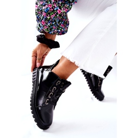 Lakatut kengät Sergio Leone PB210 musta 1