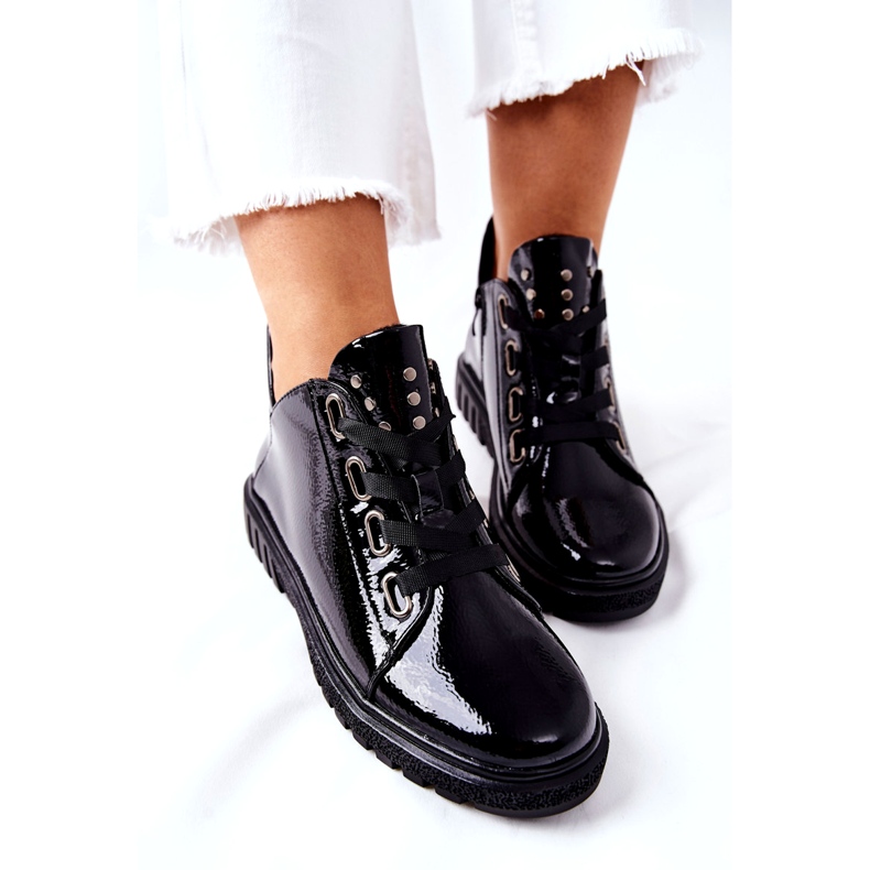 Lakatut kengät Sergio Leone PB210 musta 3