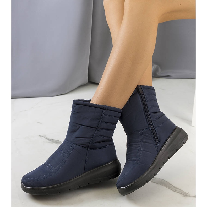 PA1 Alani laivastonsiniset tikatut lumisaappaat laivastonsininen 1