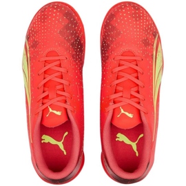 Puma Ultra Play It Jr 106927 03 jalkapallokengät punainen appelsiinit ja punaiset 1