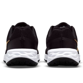Nike Revolution 6 Jr DD1096 002 juoksukengät musta kultainen 3